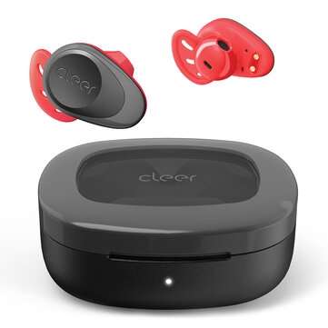 Cleer Goal bluetooth 5.0 TWS Earbuds with 20 Hour Battery Earphones Waterproof Sp... (COLOR.: BLACK)