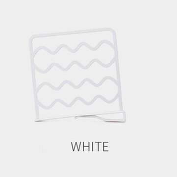 Closet Shelf Divider Wardrobe Partition Organizer Clamp for Kitchen Cabinets (COLOR.: WHITE)