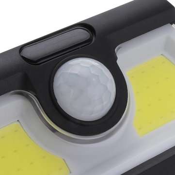 COB LED Wall Solar  Light PIR Motion Sensor Outdoor Garden Yard Lamp Waterproor
