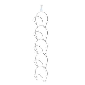 Coat Cap Rack Hat Holder Organizer Storage Shelf Door Closet Hanger With Hook (COLOR: WHITE)
