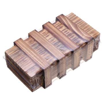 Compartment Wooden Puzzle Box Secret Drawer Brain Teaser Educational Toy Set