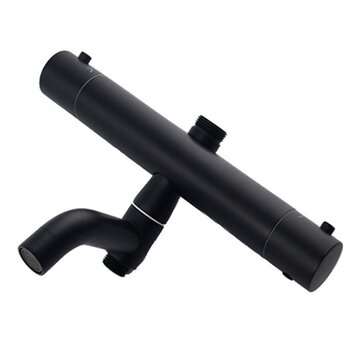 Copper Black Thermostatic Faucet Shower  Electric Water Heater Thermostatic Valve ... (COLOR: BLACK)