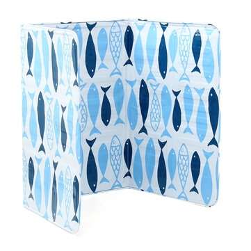Cooking Frying Pan Oil Splash Screen Cover Anti Splatter Shield Guard Kitchen Tools (COLOR: BLUE)