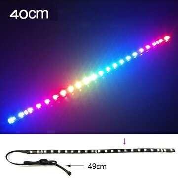 COOLMOON Computer 5V Aluminum Light Strip Chassis Light... (TYPE: 40CMMAGNETICEPOXYFLEXIBLELIGHTBAR)