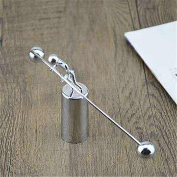 Creative Kinetic Balancing Balls Swing Weight Lifting Villain Fun Tumbler Iron Decoration