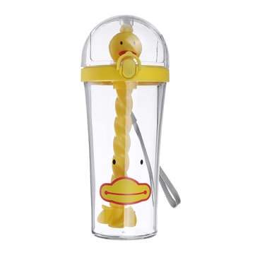 Creative Silicone Kids Baby Sippy Lids Stretchable Spill Proof Cup for Drinking (COLOR1: YELLOW)