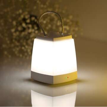 Creative LED Night Lights Portable Decorative Lanterns Rechargeable Lamp Night Light (COLOR.: WHITE)
