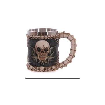 Creative skull Red Wine goblet 3D stereoscopic stainless knight Wine Glass (NO.: 04)