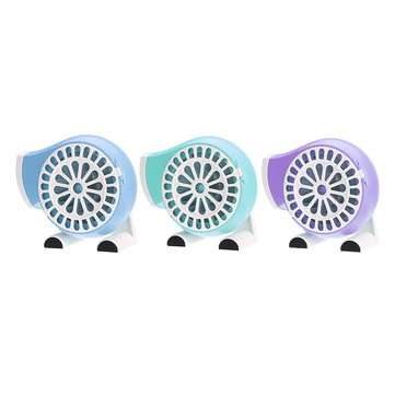 Creative Mini Fan Handheld USB Fan Rechargeable Strong Wind Cooli... (FAN TYPE: BLUEACTIVATEDCARBON)