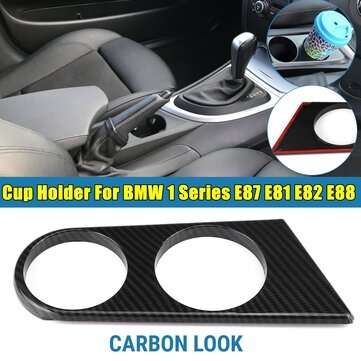Cup Holder For BMW 1 Series E87 E81 E82 E88 116 116i 118 118i 118d 120 120i (COLOR.: CARBONFIBER)