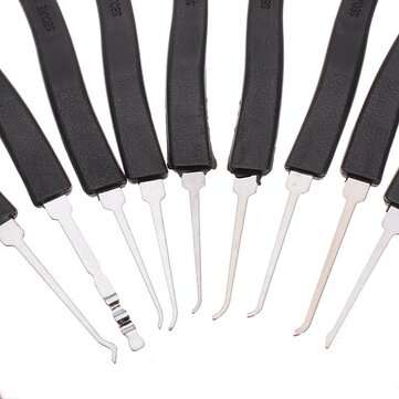DANIU 9piece Pick Lock Tool Locksmith Tool Door Lock Opener Lock Picks