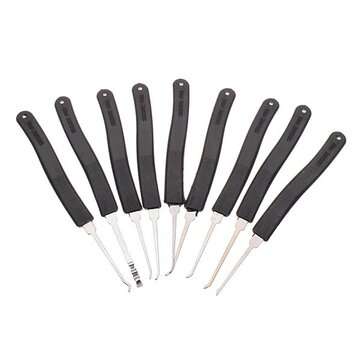 DANIU 9piece Pick Lock Tool Locksmith Tool Door Lock Opener Lock Picks