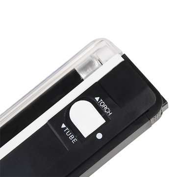 DANIU 2 in 1 UV Black Light Torch Portable Fake Money Cash Detector