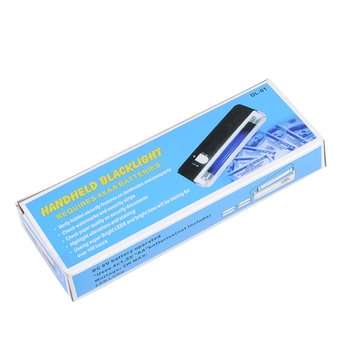 DANIU 2 in 1 UV Black Light Torch Portable Fake Money Cash Detector