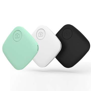 DANIU Mini Smart Finder Wireless bluetooth Tracker Anti Lost Locator Kid Pet Wall... (COLOR.: BLACK)