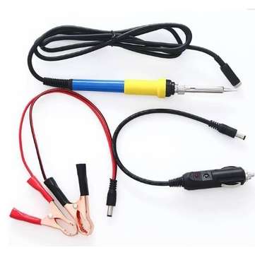 DC 12V Portable Low Voltage Iron Soldering Iron Car Bat... (TYPE: 30CMCOMMONLINESINGLESOLDERINGIRON)