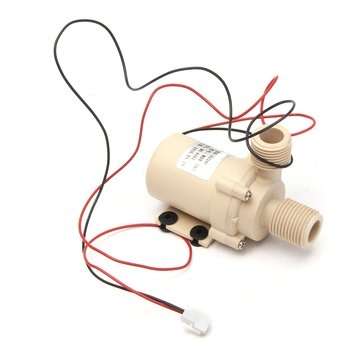 DC 12V/24V Solar Circulation Brushless Motor Water Pump Ultra Quiet Plastic (VOLTAGE: 12V)
