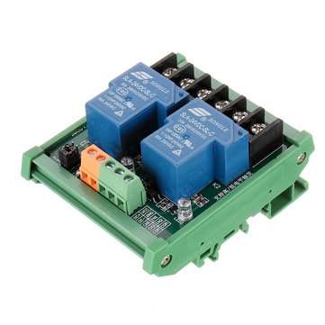 DC 5V 12V 24V 2 Channel 30A High And Low Level Trigger Relay Module PLC Automatic ... (VOLTAGE: 24V)