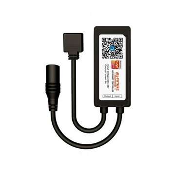 DC12-24V Tuya APP WiFi LED Strip Light Controller Work with Amazon Alexa Google A... (COLOR.: BLACK)