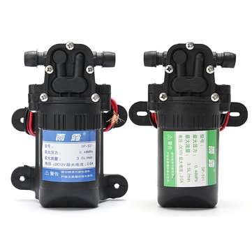 DC12V 3.5L/Min 0.48MP Mini Micro Diaphragm High Pressure Self Priming Water ... (TYPE: DOUBLESTENTS)