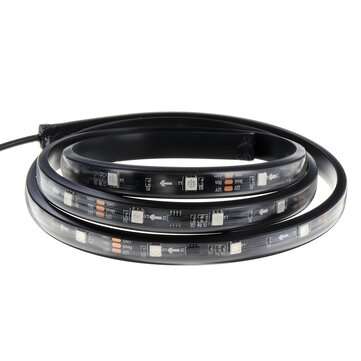 DC12V RGBW Flow LED Under Car Tube Strip Light APP Wireless Control Waterproof Underglow Body Lamp K