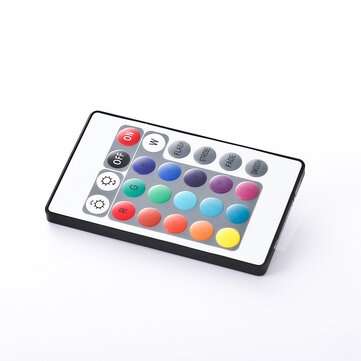 DC5-24V Tuya APP WiFi RGB LED Strip Light Controller with 24Keys IR Remote Control Work with Amazon