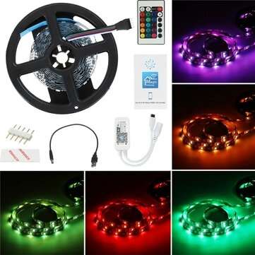 DC5V 3M RGBW Flexible LED Strip Light Decorative Home DIY Hallway Stair Lamp+Wi... (WATERPROOF: YES)