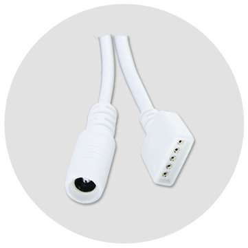 DC9-24V 5Pin 6A WiFi Timing Dimmer Controller Work With Alexa Voice for RGBW LED Strip Light