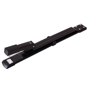Deli 0334 Long Reach Stapler A3 Sewing Machine Stapler 25 Sheet Capacity Long Arm Standard Staplers