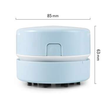 Deli 18883 Portable Electric Desktop Cleaner Mini Vacuum Cleaner Keyboard Cleaner ... (COLOR.: BLUE)