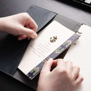 Deli 22275 Thickened Loose-leaf Book Student Notebook Simple handbook Office Business Fabric Noteboo