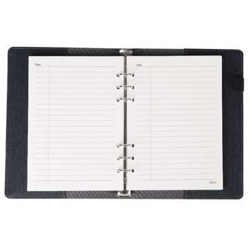 Deli 22275 Thickened Loose-leaf Book Student Notebook Simple handbook Office Business Fabric Noteboo