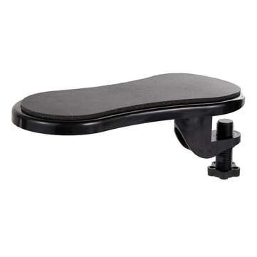 Desk Attachable Armrest Arm Support Pad Computer Table Mouse Pads Chair Extender E... (COLOR: BLACK)