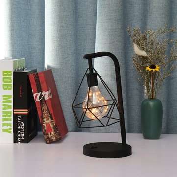 Diamond Shape PVC LED Night Light Modern Table Bedroom Home Indoor Decor Lamp (COLOR.: #02)
