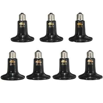 Diameter 90mm Ceramic Emitter Heated Pet Appliances Reptile Heat Lamp Black 25W/50W/... (WATT: 250W)