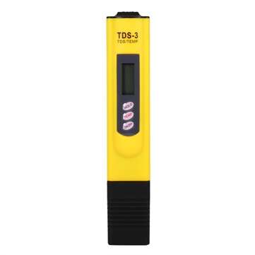 Digital LCD Water Quality Testing Pen Purity Filter TDS Meter Tester Portable Te... (COLOR.: YELLOW)