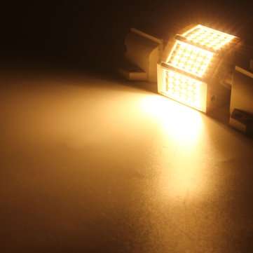 Dimmable R7S 78mm 8W 60 SMD 4014 LED Black Plate Warm White W... (COLOR.: WARMWHITE | VOLTAGE: 110V)