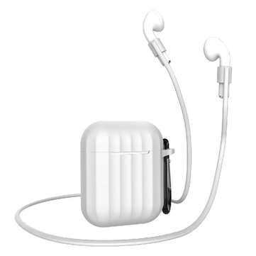 Dirose Portable Shockproof Dirtproof Silicone Wireless bluetooth Earphone Storage... (COLOR.: WHITE)