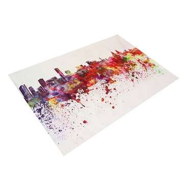 DIY Art Painting Color City Building Painting Canvas Decor Home Decoration Wall Pictures Living Room