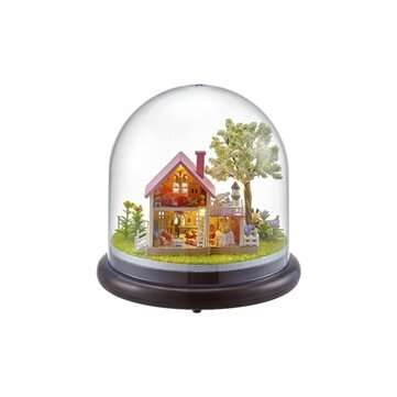 DIY Music Box Dolls House Dollhouse Handmade Miniature Kids Kits Toy Gift (COLOR.: 3)
