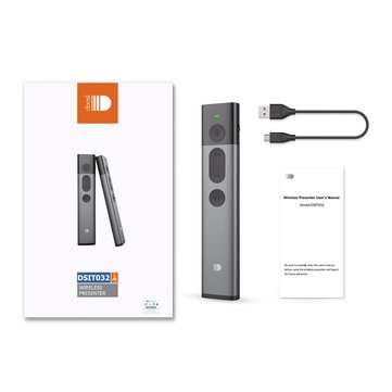 Doosl DSIT032 2.4G Wireless Green Light Laser Pointer Presenter for PPT Speech Meeting Presentation