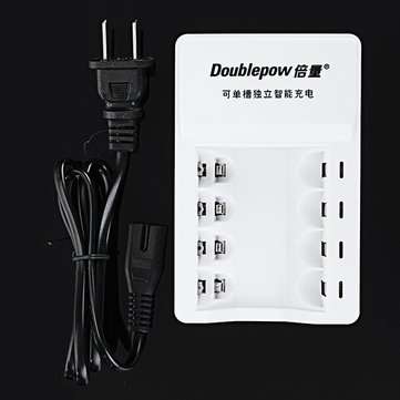 Doublepow K11 4 Slot AA AAA Rechargeable Battery Charger (ADAPTOR: EUPLUG)