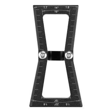 Dovetail Jig Durable Marker Woodworking Tool Gauge For Hardwood Softwood (COLOR: BLACK)