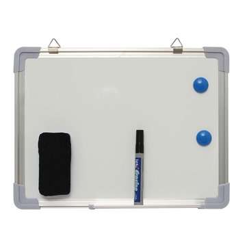 Drawing Board Double Sided White Magnetic Drawing Board Menu or Bulletin Writing Tablet with a Powde