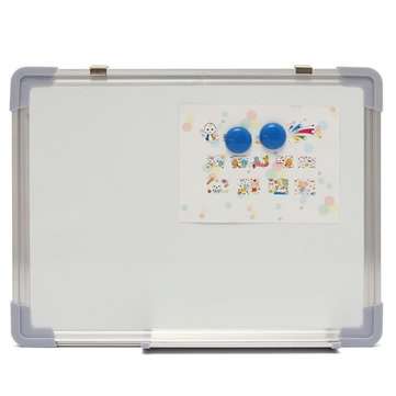 Drawing Board Double Sided White Magnetic Drawing Board Menu or Bulletin Writing Tablet with a Powde