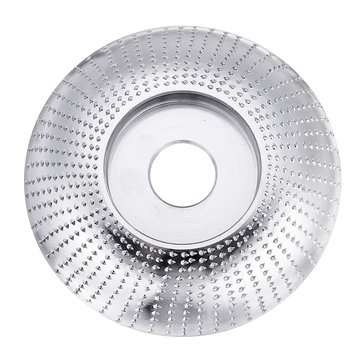 Drillpro 85x16/110x22mm Arc Wood Carving Disc Shaping Disc Angle Grinding Wheel ... (DIAMETER: 85MM)