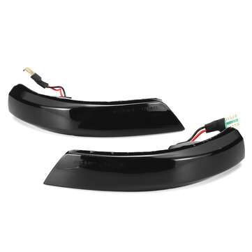 Dynamic Amber LED Side Rear Mirror Indicator Turn Signal Lights For Ford Focus MK2 MK3 2008-2016 Mon