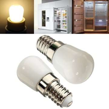 E14 LED Bulb 2W White/Warm White 100LM Refrigerator Light AC 220-240V (COLOR.: PUREWHITE)