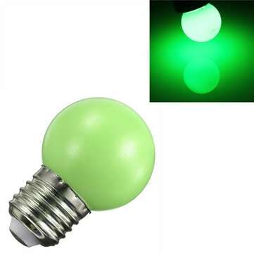 E27 3W PE Frosted LED Globe Colorful White Red Green Blue Yellow Lamp AC110-240V  (COLOR.: GREEN)