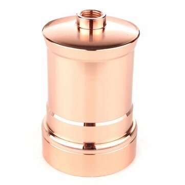 E27 E26 Aluminium Retro Vintage Industrial Edison Screw Light Sock... (BASE: E27 | COLOR.: ROSEGOLD)